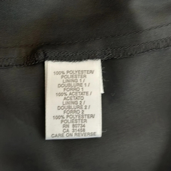 BCBGMAXAZRIA Satin Tied Cocktail Midi Dress Black Crinoline Spaghetti Strap 6 - Picture 9 of 12